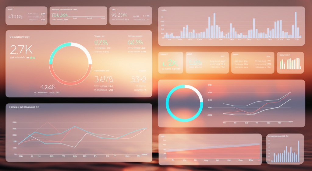 Analytics dashboard illustration